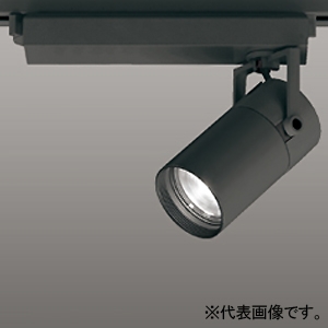 オーデリック LEDスポットライト プラグタイプ 高彩色タイプ レンズタイプ C1500 CDM-T35Wクラス LED一体型 白色 Bluetooth&reg;調光 ナロー配光 電源装置付属 レール取付専用 マットブラック XS513102HBC