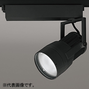 オーデリック LEDスポットライト 生鮮用 プラグタイプ C3500 CDM-T35Wクラス LED一体型 非調光タイプ スプレッド配光 電源装置付属 レール取付専用 マットブラック XS411210