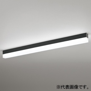 オーデリック LEDベースライト ≪SOLID LINE SLIM≫ 直付型 R15 クラス2 高光束タイプ 900mmタイプ FLR40W×2灯相当 LEDユニット型 昼白色 非調光タイプ ブラック OL291577R1B