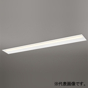 オーデリック LEDベースライト ≪LED-LINE≫ 埋込型 110形 下面開放型(幅300mm) 10000lmタイプ FLR110W×2灯相当 LEDユニット型 電球色 非調光タイプ LEDベースライト ≪LED-LINE≫ 埋込型 110形 下面開放型(幅300mm) 10000lmタイプ FLR110W×2灯相当 LEDユニット型 電球色 非調光タイプ XD504012P2E