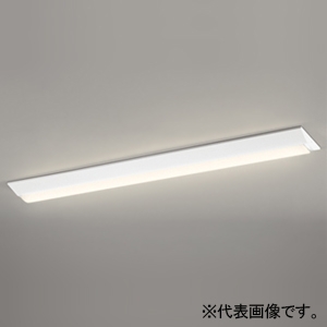 オーデリック LEDベースライト ≪LED-LINE≫ R15 クラス2 直付型 40形 逆富士型(幅230mm) 6900lmタイプ Hf32W高出力×2灯相当 LEDユニット型 電球色 非調光タイプ XL501005R6E