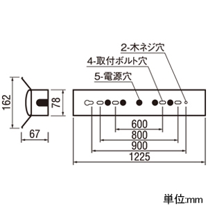 オーデリック LEDベースライト ≪LED-LINE≫ R15 クラス2 直付型 40形 反射笠付 6900lmタイプ Hf32W高出力×2灯相当 LEDユニット型 温白色 非調光タイプ LEDベースライト ≪LED-LINE≫ R15 クラス2 直付型 40形 反射笠付 6900lmタイプ Hf32W高出力×2灯相当 LEDユニット型 温白色 非調光タイプ XL501011R6D 画像2