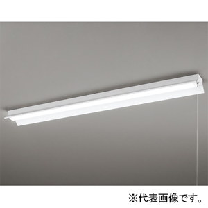 オーデリック LEDベースライト ≪LED-LINE≫ R15 クラス2 直付型 40形 反射笠付 4000lmタイプ FLR40W×2灯相当 LEDユニット型 昼白色 非調光タイプ プルスイッチ付 XL501111R2B