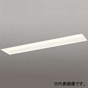 オーデリック LEDベースライト ≪LED-LINE≫ R15 クラス2 埋込型 40形 下面開放型(幅220mm) 4000lmタイプ FLR40W×2灯相当 LEDユニット型 電球色 非調光タイプ XD504002R2E