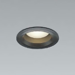 コイズミ照明 LEDコンパクトダウンライト ベースタイプ 高気密SB形 白熱球60W相当 埋込穴φ50mm 散光配光 非調光 電球色 マットブラック AD52730
