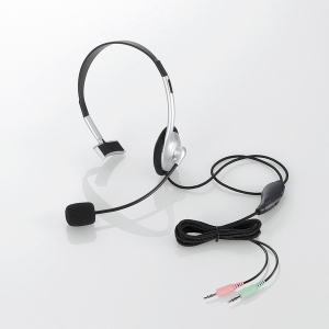 ELECOM 【限定特価】ヘッドセット 片耳小型オーバーヘッドタイプ ヘッドセット 片耳小型オーバーヘッドタイプ HSHP21SV
