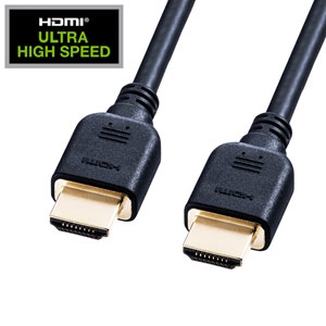 サンワサプライ ウルトラハイスピード HDMIケーブル ブラック 1m ウルトラハイスピード HDMIケーブル ブラック 1m KM-HD20-U10