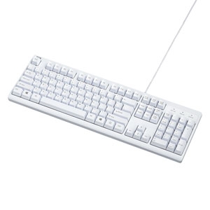 サンワサプライ 英語USBキーボード スタンダードタイプ シンプルタイプ ホワイト 英語USBキーボード スタンダードタイプ シンプルタイプ ホワイト SKB-E5UBK