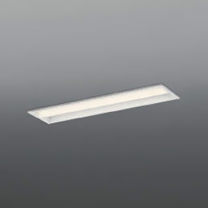 コイズミ照明 LEDベースライト 20形 埋込型 下面開放・1灯用 W150 3200lmクラス 非調光 温白色 AD92042L+AE49443L