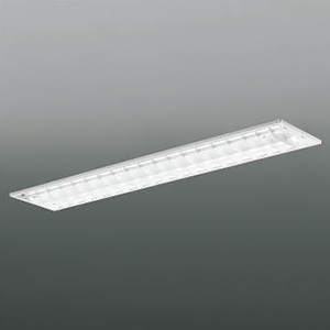コイズミ照明 直管形LEDランプ搭載ベースライト 埋込型 Cチャンネル回避 2500lmタイプ 調光 白色 XD90142L+XE41274L*2