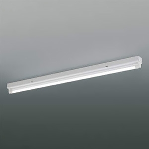 コイズミ照明 直管形LEDランプ搭載ベースライト 直付型 トラフ・1灯用 2500lmタイプ 調光 白色 XHE930112+XE41274L