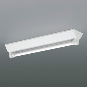 コイズミ照明 直管形LEDランプ搭載ベースライト 直付型 逆富士・1灯用 非調光 白色 XH90112L+XE41280L