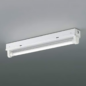 コイズミ照明 直管形LEDランプ搭載ベースライト 直付型 トラフ・1灯用 非調光 白色 XH90114L+XE41280L