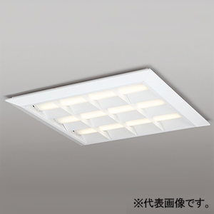 オーデリック LED角型ベースライト ≪LED-SQUARE≫ 直付・埋込兼用型 Cチャンネル回避型 省電力タイプ ルーバー付 FHP45W×4灯相当 LEDユニット型 電球色 非調光タイプ LED角型ベースライト ≪LED-SQUARE≫ 直付・埋込兼用型 Cチャンネル回避型 省電力タイプ ルーバー付 FHP45W×4灯相当 LEDユニット型 電球色 非調光タイプ XL501052P2E