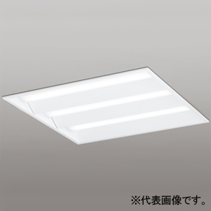 オーデリック LED角型ベースライト ≪LED-SQUARE≫ 埋込型 省電力タイプ ルーバー無 FHP45W×4灯相当 LEDユニット型 白色 LC調光(PWM) XD466018P2C