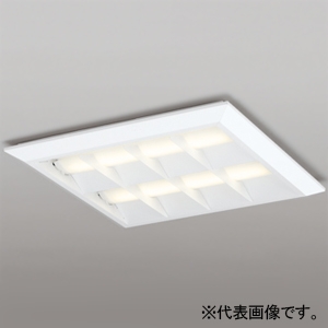 オーデリック LED角型ベースライト ≪LED-SQUARE≫ 直付・埋込兼用型 Cチャンネル回避型 省電力タイプ ルーバー付 FHP32W×4灯相当 LEDユニット型 電球色 非調光タイプ LED角型ベースライト ≪LED-SQUARE≫ 直付・埋込兼用型 Cチャンネル回避型 省電力タイプ ルーバー付 FHP32W×4灯相当 LEDユニット型 電球色 非調光タイプ XL501054P2E