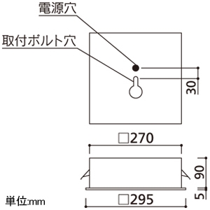 オーデリック LED角型ベースライト ≪LED-SQUARE≫ 埋込型 下面アクリルカバー付 FHT42W×2灯相当 LED一体型 白色 非調光タイプ LED角型ベースライト ≪LED-SQUARE≫ 埋込型 下面アクリルカバー付 FHT42W×2灯相当 LED一体型 白色 非調光タイプ XD466022 画像2