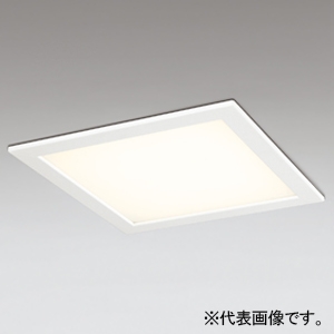 オーデリック 【生産完了品】LED角型ベースライト ≪LED-SQUARE≫ 埋込型 下面アクリルカバー付 FHT42W×2灯相当 LED一体型 電球色 LC調光(PWM) XD466028