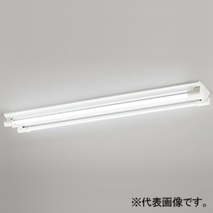 オーデリック LEDベースライト ≪LED-TUBE≫ R15 クラス2 直付型 40形 ソケットカバー付 2灯用 3400lmタイプ Hf32W高出力×2灯相当 LEDランプ型 片側給電・片側配線タイプ 昼白色 非調光タイプ 白色 XL551202R2