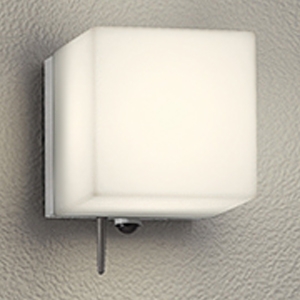 オーデリック LEDポーチライト 防雨型 高演色LED 白熱灯器具60W相当 人感センサーモード切替型 LED一体型 電球色 Bluetooth&reg;通信対応 壁面取付専用 マットシルバー OG254825BR