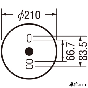 オーデリック 【生産完了品】LEDポーチライト 防雨型 白熱灯器具40W相当 LED電球一般形 口金E26 電球色 化粧ネジ式 壁面取付専用 壺屋焼(ゴス/アメ) 別売センサー対応 LEDポーチライト 防雨型 白熱灯器具40W相当 LED電球一般形 口金E26 電球色 化粧ネジ式 壁面取付専用 壺屋焼(ゴス/アメ) 別売センサー対応 OG041607LC1 画像2