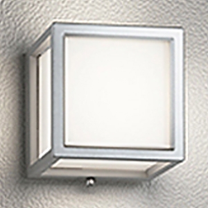 オーデリック LEDポーチライト 防雨・防湿型 高演色LED 白熱灯器具60W相当 LED一体型 電球色 壁面・天井面取付兼用 マットシルバー OG254612R