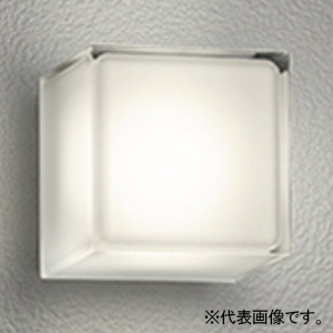 オーデリック LEDポーチライト 防雨・防湿型 高演色LED 白熱灯器具60W相当 LED一体型 電球色 壁面・天井面取付兼用 マットシルバー・内面ケシ OG254295R