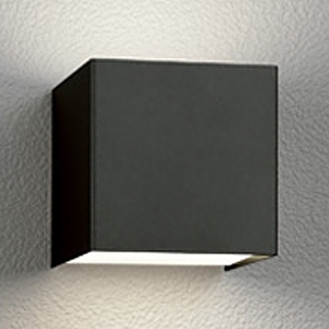オーデリック LEDポーチライト 防雨型 高演色LED 上下配光タイプ LED一体型 電球色 壁面取付専用 黒色 OG254379R