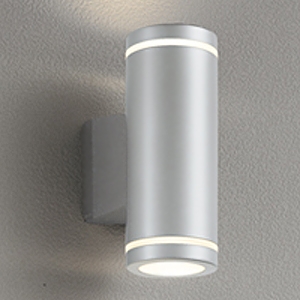 オーデリック LEDポーチライト 防雨型 上下配光タイプ JDR50W×2灯相当 LED電球別売 壁面取付専用 マットシルバー OG254888
