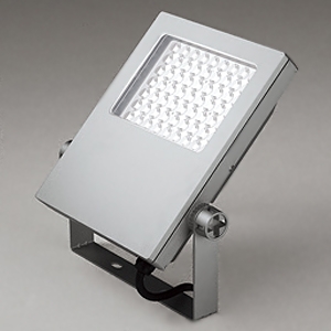 オーデリック LED投光器 防雨型 水銀灯400W相当 LED一体型 昼白色 非調光タイプ ナロー配光 壁面・天井面・床面取付兼用 マットシルバー XG454061