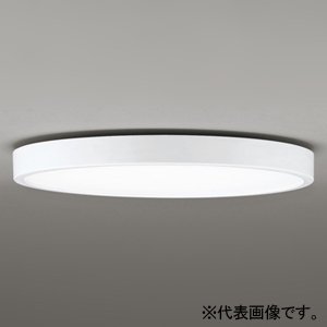 オーデリック LEDシーリングライト ≪FLAT PLATE≫ 丸型 高演色LED 〜12畳用 LED一体型 電球色〜昼光色 Bluetooth&reg;調光・調色 クイック取付型 オフホワイト OL291563BR