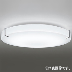 オーデリック 【生産完了品】LEDシーリングライト 高演色LED 〜10畳用 LED一体型 電球色〜昼光色 調光・調色タイプ クローム色飾付 リモコン付属 OL251499R