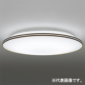 オーデリック 【生産完了品】LEDシーリングライト 高演色LED 〜10畳用 LED一体型 電球色〜昼光色 Bluetooth&reg;調光・調色 エボニーブラウン色モール コントローラー別売 OL251215BCR