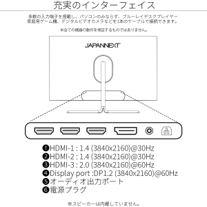 JAPANNEXT 【生産完了品】法人様限定 31.5インチ 曲面パネル搭載 4K液晶モニター HDMI DP 代引き決済不可 法人様限定 31.5インチ 曲面パネル搭載 4K液晶モニター HDMI DP 代引き決済不可 JN-VC315UHDR 画像5