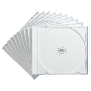 サンワサプライ Blu-ray・DVD・CDケース(10枚セット・ホワイト) Blu-ray・DVD・CDケース(10枚セット・ホワイト) FCD-PN10WN
