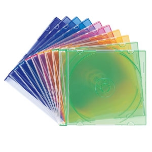 サンワサプライ Blu-ray・DVD・CDケース(スリムタイプ・10枚セット・5色ミックス) Blu-ray・DVD・CDケース(スリムタイプ・10枚セット・5色ミックス) FCD-PU10MXN