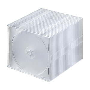 サンワサプライ Blu-ray・DVD・CDケース(スリムタイプ・30枚セット・クリア) Blu-ray・DVD・CDケース(スリムタイプ・30枚セット・クリア) FCD-PU30CLN