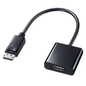 サンワサプライ DisplayPort-HDMI変換アダプタ DisplayPort-HDMI変換アダプタ AD-DPHD04