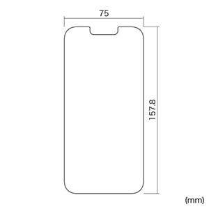 サンワサプライ iPhone 13 Pro MAX用液晶保護指紋防止光沢フィルム iPhone 13 Pro MAX用液晶保護指紋防止光沢フィルム PDA-FIPH21PMFP 画像2