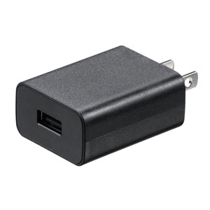 サンワサプライ USB充電器(2A・ブラック) USB充電器(2A・ブラック) ACA-IP87BK