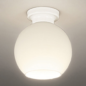 オーデリック 【生産完了品】LED小型シーリングライト 高演色LED 白熱灯器具100W相当 LED電球一般形 口金E26 電球色 非調光タイプ オフホワイト OL013095LR
