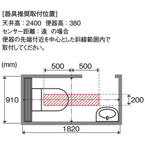 オーデリック 【生産完了品】ダブルセンサー付トイレットLEDライト 高感度人感センサー付 高演色LED 白熱灯器具60W相当 LED電球ミニクリプトン形 口金E17 電球色 非調光タイプ ダブルセンサー付トイレットLEDライト 高感度人感センサー付 高演色LED 白熱灯器具60W相当 LED電球ミニクリプトン形 口金E17 電球色 非調光タイプ OL251177LR 画像5