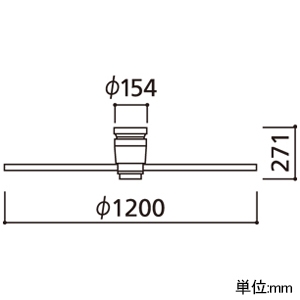 オーデリック 【生産完了品】シーリングファン 器具本体 直付専用 6枚羽根 白色 リモコン付属 シーリングファン 器具本体 直付専用 6枚羽根 白色 リモコン付属 WF237 画像2