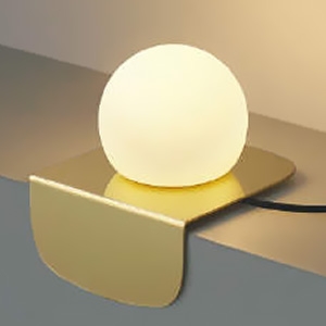 コイズミ照明 LED一体型テーブルスタンド 白熱球60W相当 非調光 電球色 スイッチ付 金色メッキ LED一体型テーブルスタンド 白熱球60W相当 非調光 電球色 スイッチ付 金色メッキ AT51302