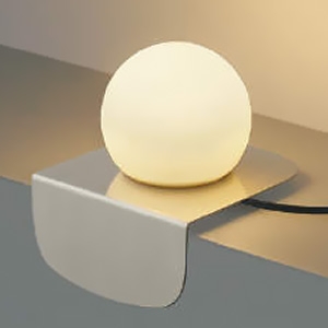 コイズミ照明 LED一体型テーブルスタンド 白熱球60W相当 非調光 電球色 スイッチ付 ホワイトブロンズメッキ LED一体型テーブルスタンド 白熱球60W相当 非調光 電球色 スイッチ付 ホワイトブロンズメッキ AT51303