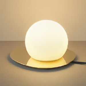 コイズミ照明 LED一体型テーブルスタンド 白熱球60W相当 非調光 電球色 スイッチ付 金色メッキ LED一体型テーブルスタンド 白熱球60W相当 非調光 電球色 スイッチ付 金色メッキ AT51305
