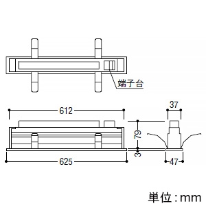 コイズミ照明 【生産完了品】LED一体型ベースライト 《スリットシームレススリム》 埋込型 高気密SB形 L600mm 散光配光 調光 温白色 LED一体型ベースライト 《スリットシームレススリム》 埋込型 高気密SB形 L600mm 散光配光 調光 温白色 AD52492 画像2