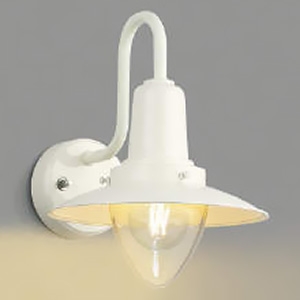 コイズミ照明 LEDポーチ灯 防雨型 白熱球40W相当 非調光 電球色 ランプ付 ウォームホワイト AU50364