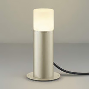 コイズミ照明 LEDガーデンライト 防雨型 全拡散タイプ スタンドタイプ 白熱球60W相当 非調光 電球色 ランプ付 ウォームシルバー AU51331