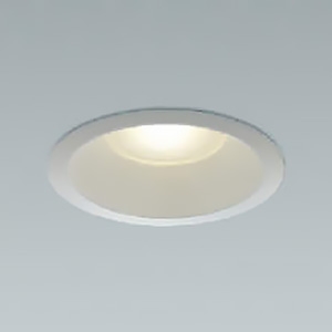 コイズミ照明 LEDパネルダウンライト ベースタイプ 高気密SB形 防雨・防湿型 白熱球100W相当 埋込穴φ100mm 散光配光 調光 昼白色 ブライトシルバー AD7101S50
